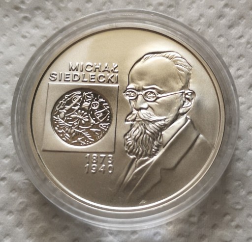 Zdjęcie oferty: Moneta 10 zł 2001 r. Michał Siedlecki