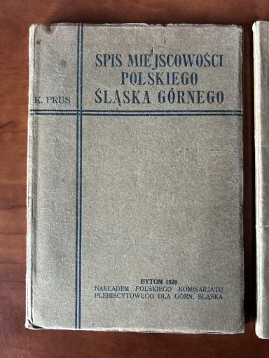 Zdjęcie oferty: Śląsk/Schlesien - Spis miejscowości 1920 & 1946