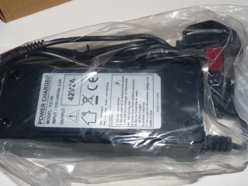 Zdjęcie oferty: Ładowarka do roweru yzpower yz130 42v2a