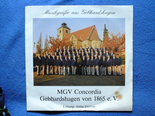 Zdjęcie oferty: Sprzedam płytę vinylową używana MGV Concordia Gebhardshagen von 1865 e. V.