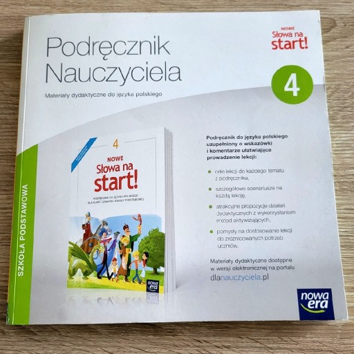 Zdjęcie oferty: Podręcznik Nauczyciela Słowa na start kl. 4