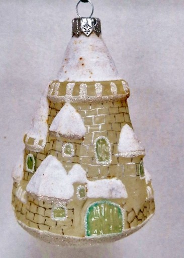 Zdjęcie oferty: Śnieżny zamek - szklana bombka kolekcjonerska
