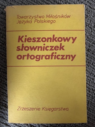 Zdjęcie oferty: Kieszonkowy słowniczek ortograficzny