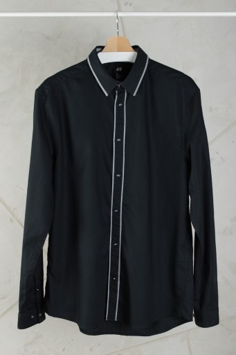 Zdjęcie oferty: Czarna koszula o kroju slim fit H&M