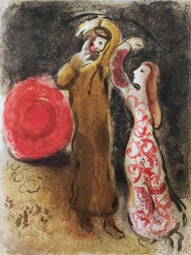 Zdjęcie oferty: Marc Chagall - Spotkanie Rut i Boaza