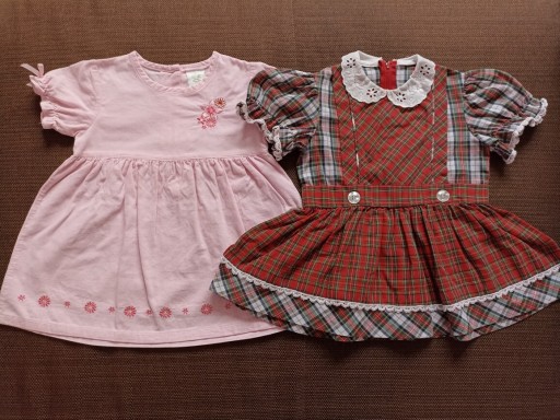 Zdjęcie oferty: 2 sukienki dla dziewczynki 86