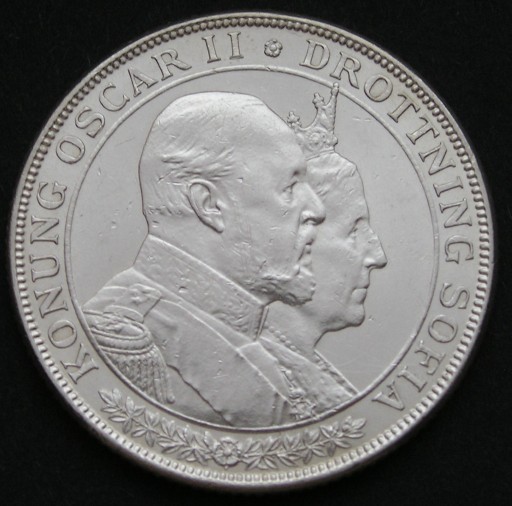 Zdjęcie oferty: Szwecja 2 korony 1907 - srebro