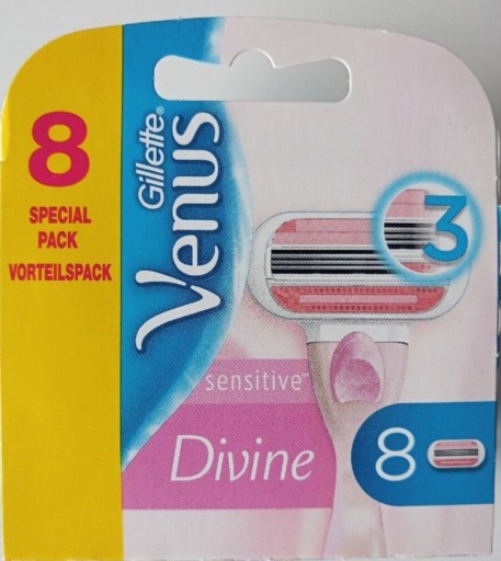 Zdjęcie oferty: Gillette Venus Divine ostrza 8 sztuk