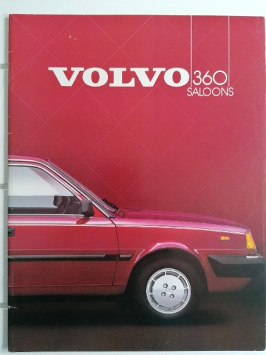 Zdjęcie oferty: Prospekt  Volvo 360 Saloons 1985 . UNIKAT