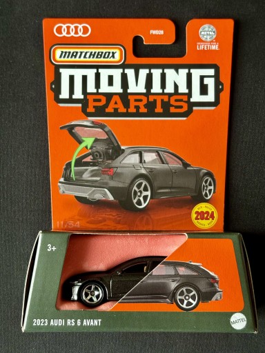 Zdjęcie oferty: AUDI RS 6 AVANT 2023 MATCHBOX MOVING PARTS FWD28