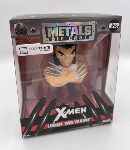 Zdjęcie oferty: Die-Cast Metal Logan Wolverine M239 LootCrate