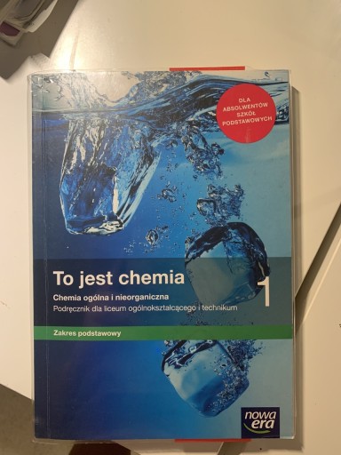 Zdjęcie oferty: Podręcznik do chemii 1 ZP 