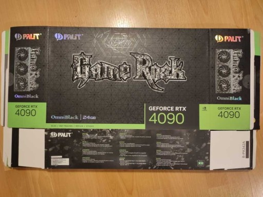 Zdjęcie oferty: Palit RTX 4090 Game Rock Pudełko Karton Obwoluta