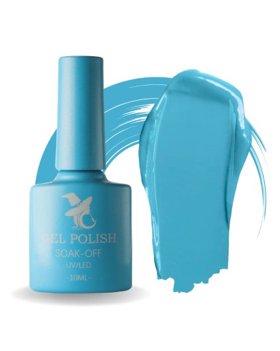 Zdjęcie oferty: Lakier Hybrydowy do paznokci 10 ml UV/LED Trwałość do 3 tygodni Turkusowy