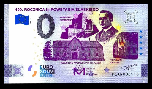 Zdjęcie oferty: 0 euro  Rocznica powstania śląskiego Polska 2116