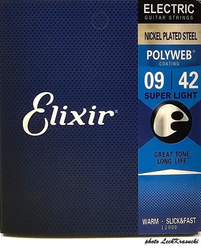 Zdjęcie oferty: ELIXIR STRUNY DO GITARY ELEKTRYCZNEJ 09-42 NICKEL PLATED POLYWEB
