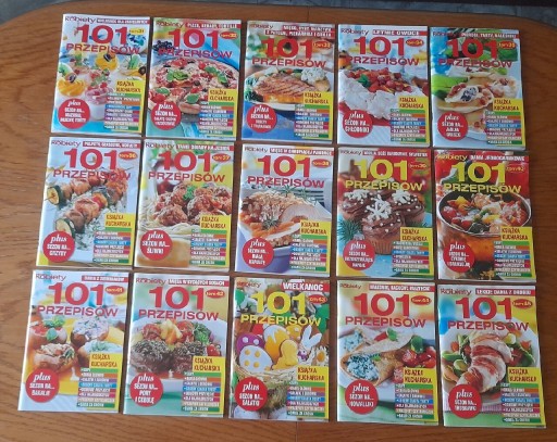 Zdjęcie oferty: ŚWIAT KOBIETY 101 PRZEPISÓW 15 TOMÓW OD 31 DO 45