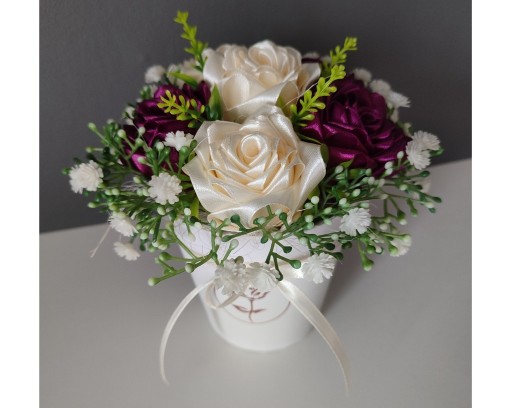Zdjęcie oferty: Flower box Kwiaty w Pudełku Handmade Upominek Róże
