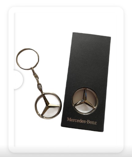 Zdjęcie oferty: Brelok metalowy Mercedes-Benz Mercedes. Prezent!