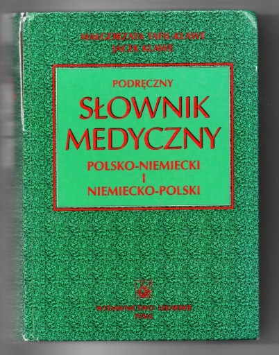 Zdjęcie oferty: Słownik medyczny polsko niemiecki niemiecko polski