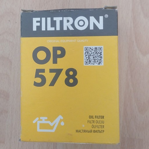 Zdjęcie oferty: Filtr oleju Filtron OP 578 FIAT SEICENTO 187 98-10