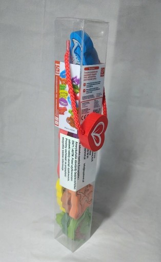 Zdjęcie oferty: Zestaw drewnianych dinozaurów