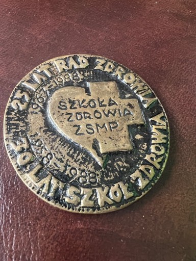 Zdjęcie oferty: Stary medal mosiądz ZSMP