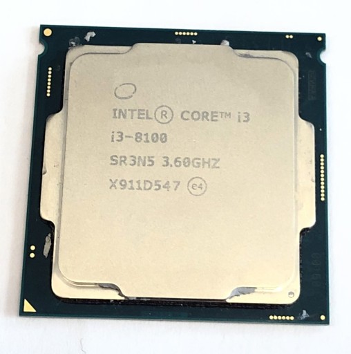 Zdjęcie oferty: Procesor Intel Core i3-8100 4x 3.6GHz s1151