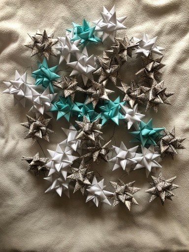 Zdjęcie oferty: Gwiazdki z papieru, ozdoby świąteczne, handmade