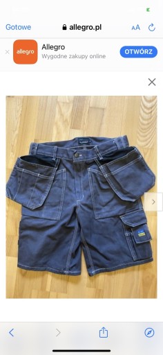 Zdjęcie oferty: SPODENKI ROBOCZE BLUEWEAR 46/76-80