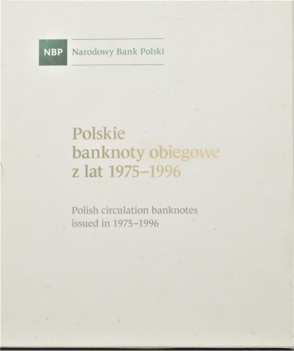 Zdjęcie oferty: ALBUM NBP POLSKIE BANKNOTY OBIEGOWE PRL 1975-1996