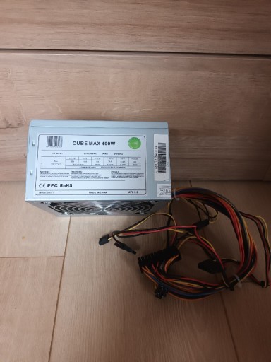 Zdjęcie oferty: Zasilacz ATX 400W Cube model 200X1
