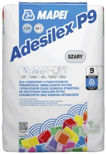 Zdjęcie oferty: MAPEI KLEJ DO PŁYTEK ADESILEX P9 SZARY 25 KG