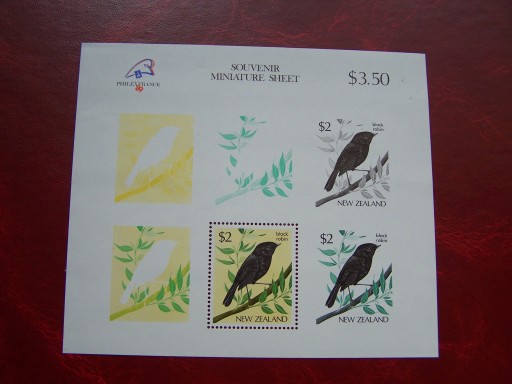 Zdjęcie oferty: Nowa Zelandia 1989 MNH Mi. Bl. 18 Fauna Ptaki