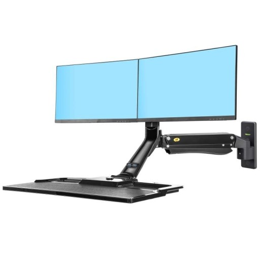 Zdjęcie oferty: Uchwyt do dwóch monitorów 22"-27" - obrotowa ścien