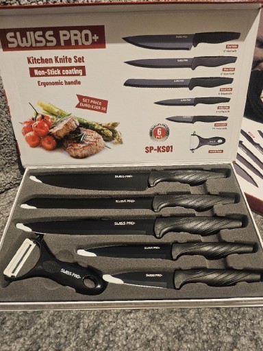 Zdjęcie oferty: Noże kuchenne czarne