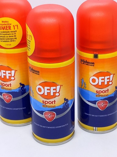 Zdjęcie oferty:   OFF! Sport , spray na komary 100 ml