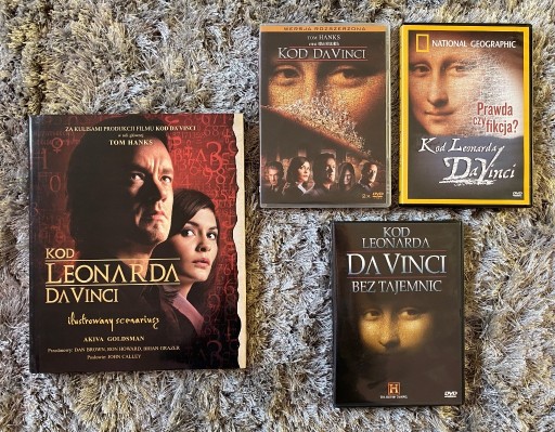 Zdjęcie oferty: Kod Da Vinci - DVD x4 + Ilustrowany Scenariusz