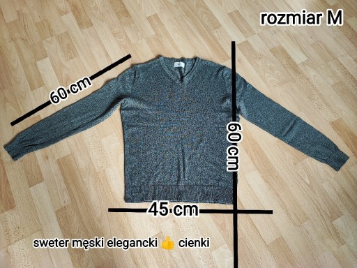 Zdjęcie oferty: Sweter męski rozmiar M elegancki ! Cieniutki 