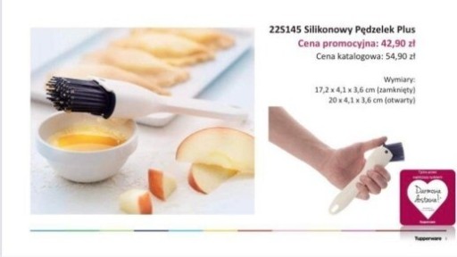 Zdjęcie oferty: Pędzelek Tupperware silikonowy 