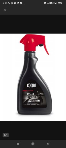 Zdjęcie oferty: CX80 insect remover do usuwania owadów 600ml