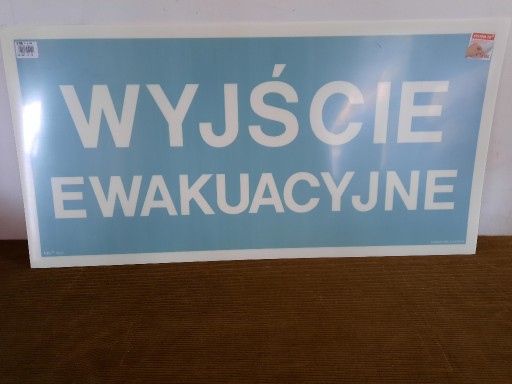 Zdjęcie oferty: Znak Wyjście Ewakuacyjne