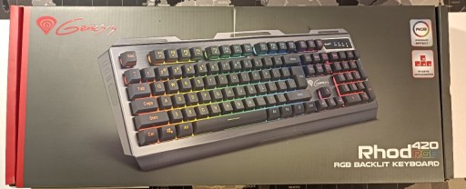 Zdjęcie oferty: Klawiatura Genesis Rhod420 RGB