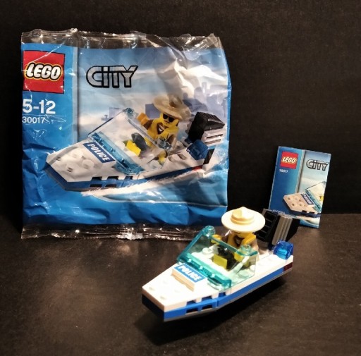 Zdjęcie oferty: LEGO 30017 City Motorówka Policyjna