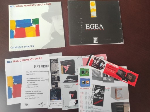 Zdjęcie oferty: Katalogi płyt CD - ACT, EGEA records