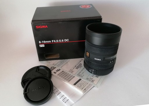 Zdjęcie oferty: Obiektyw Sigma 8-16mm F4.5-5.6