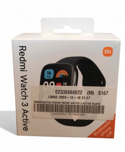 Zdjęcie oferty: Zegarek Smartwatch Xiaomi Redmi watch 3 active