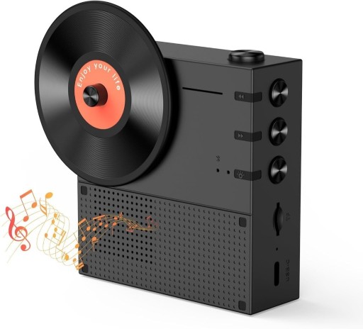 Zdjęcie oferty: Qoosea Retro Głośnik Bluetooth Mini Gramofon Winylowy