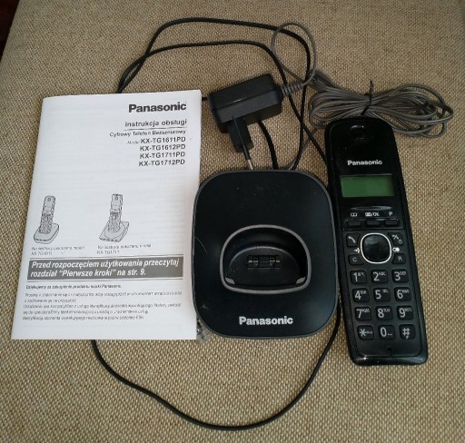 Zdjęcie oferty: Telefon bezprzewodowy Panasonic KX-TG1611PD