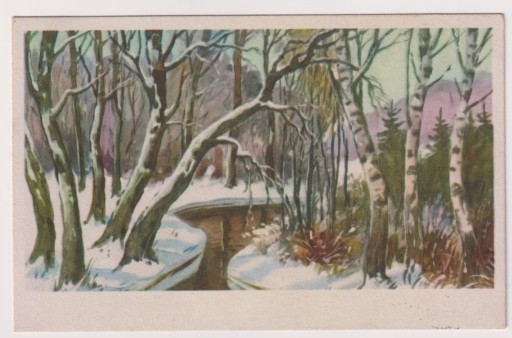 Zdjęcie oferty: Krajobraz Zima 1942r Polscy Robotnicy Przymusowi ?